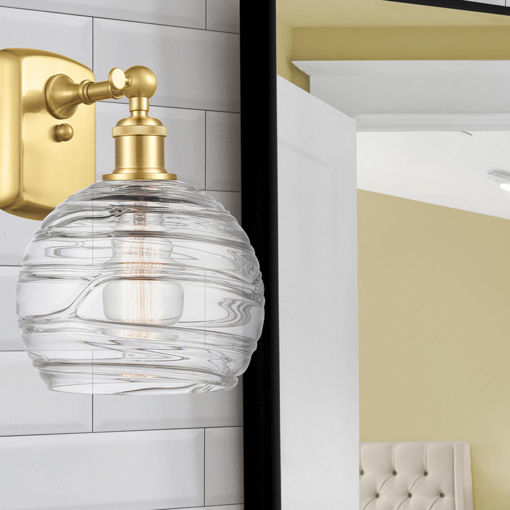 Bruno Marashlian Athens Deco Swirl 8 Inch Wall Sconce by Innovations Lighting