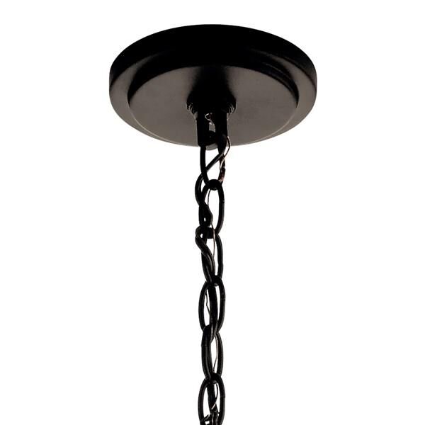 Shown in Olde Bronze finish and Clear Ribbed glass