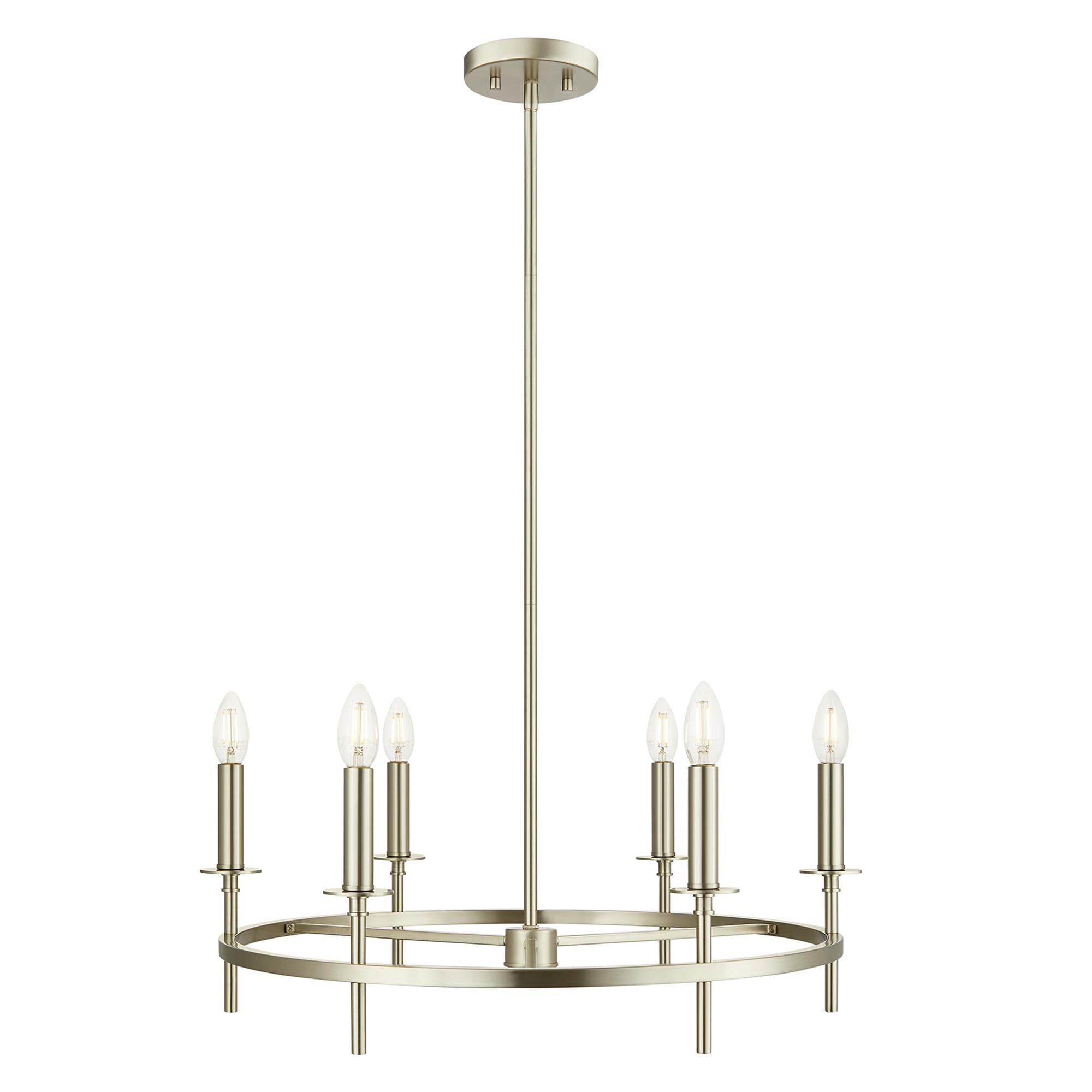 Shown in Brushed Nickel finish
