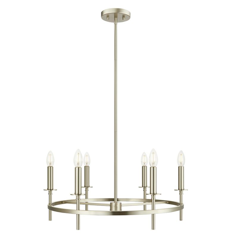 25 Inch Chandelier by Meridian Lighting