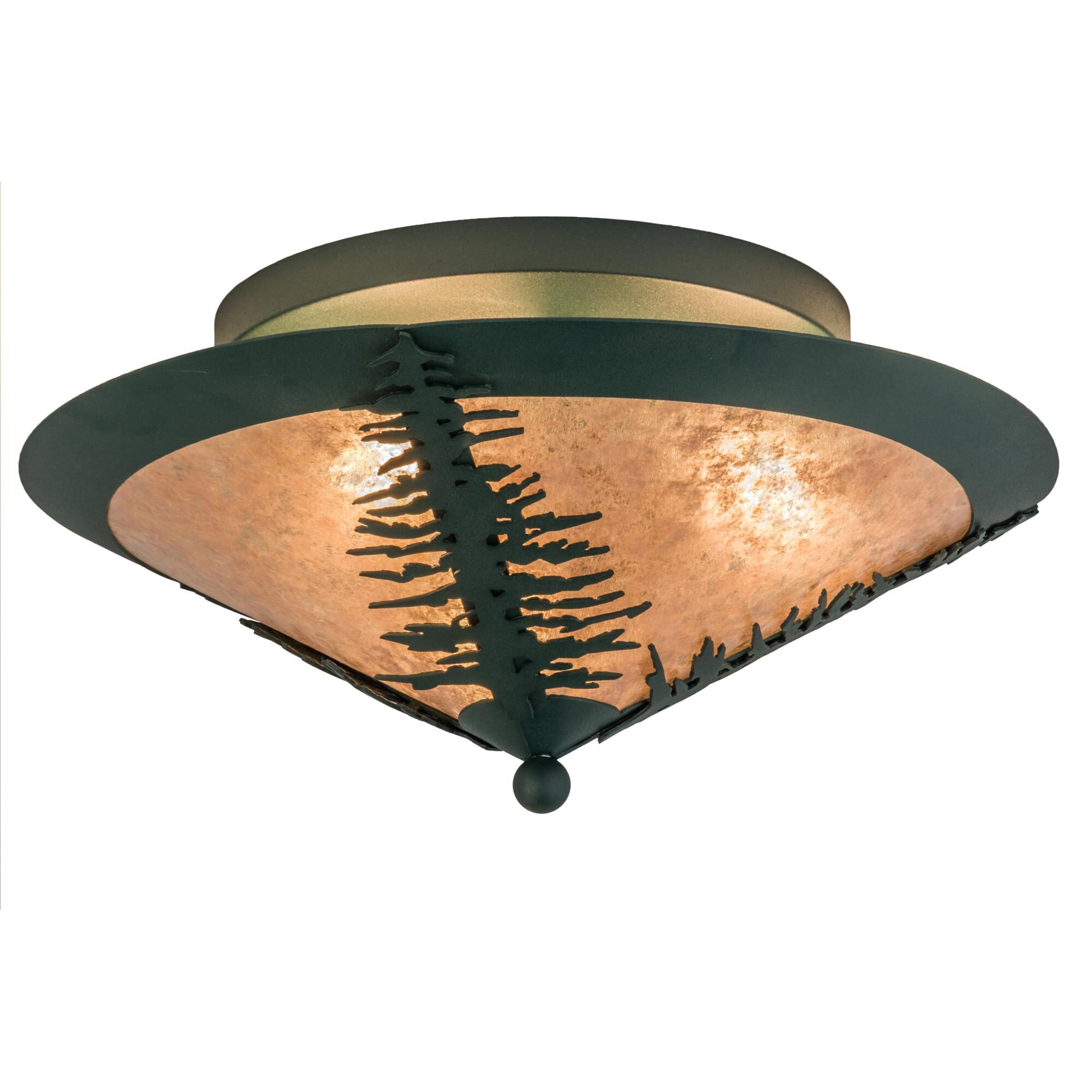 Tamarack 18 Inch 3 Light Flush Mount by Meyda Lighting