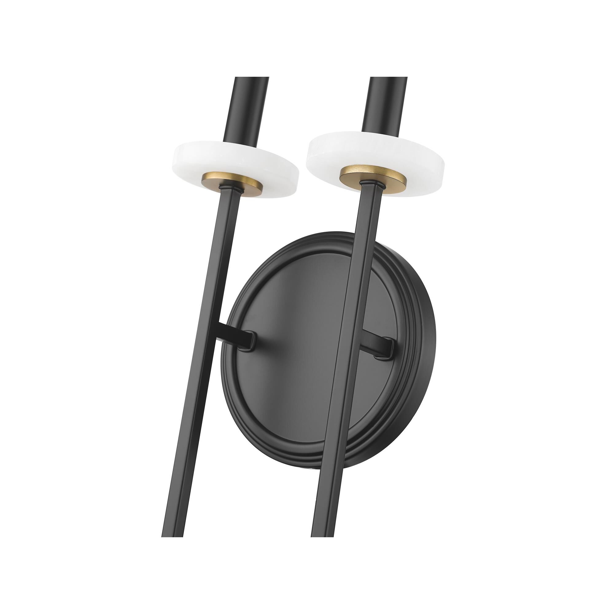 Shown in Matte Black and Modern Gold finish