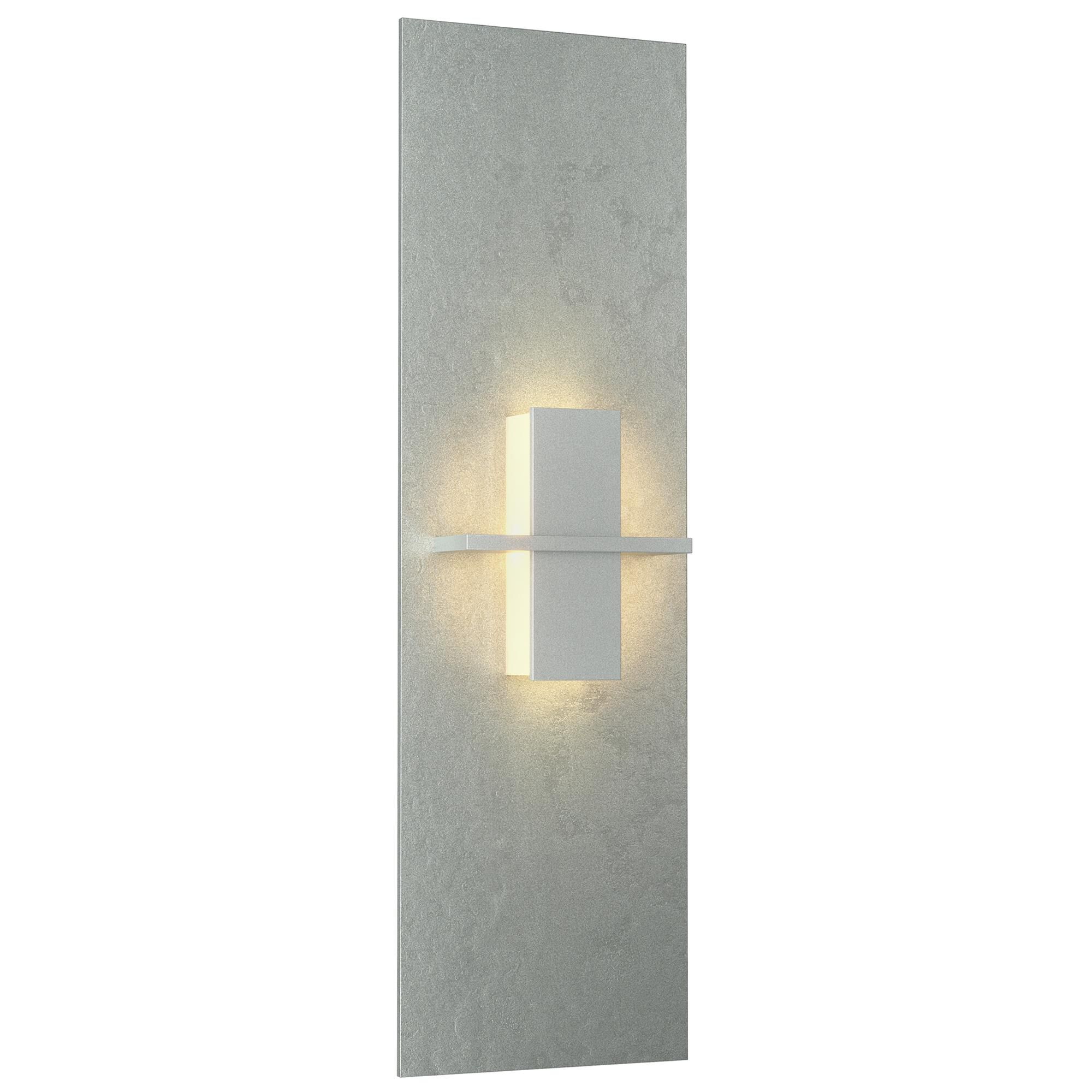 Shown in Vintage Platinum finish and White Art  glass