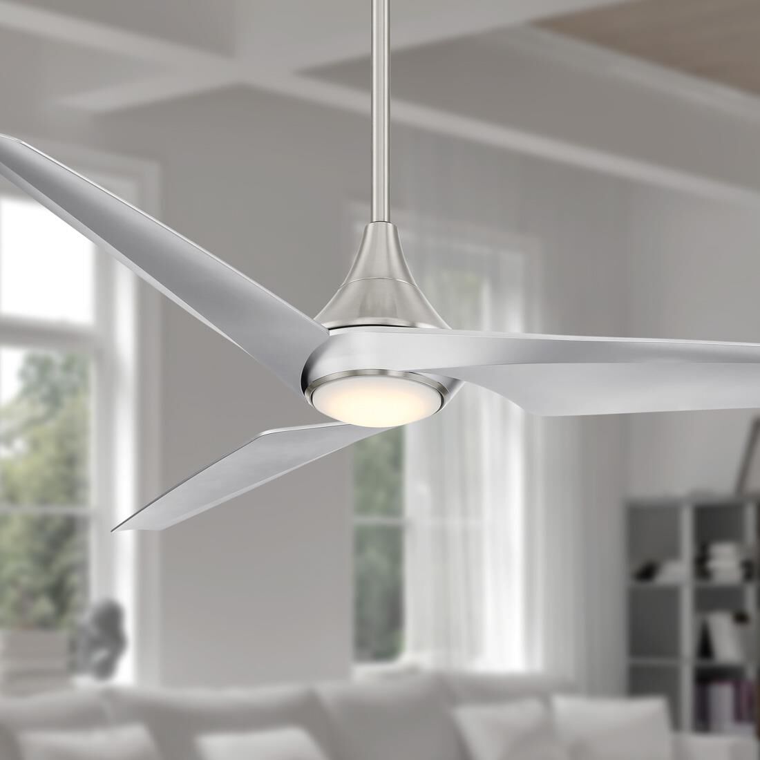 Switch 60 Inch Ceiling Fan with Light Kit by Minka Aire