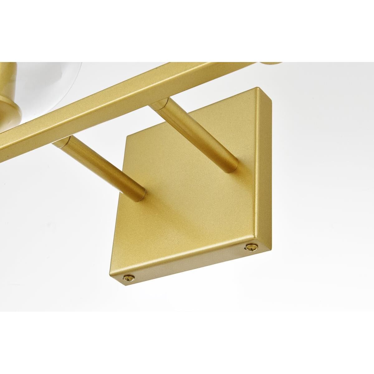 Shown in Brass  finish and Clear glass