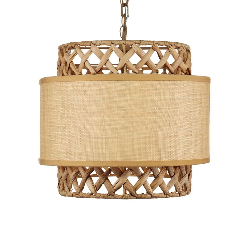 Isola 42 Inch 6 Light Linear Suspension Light by Currey and Company