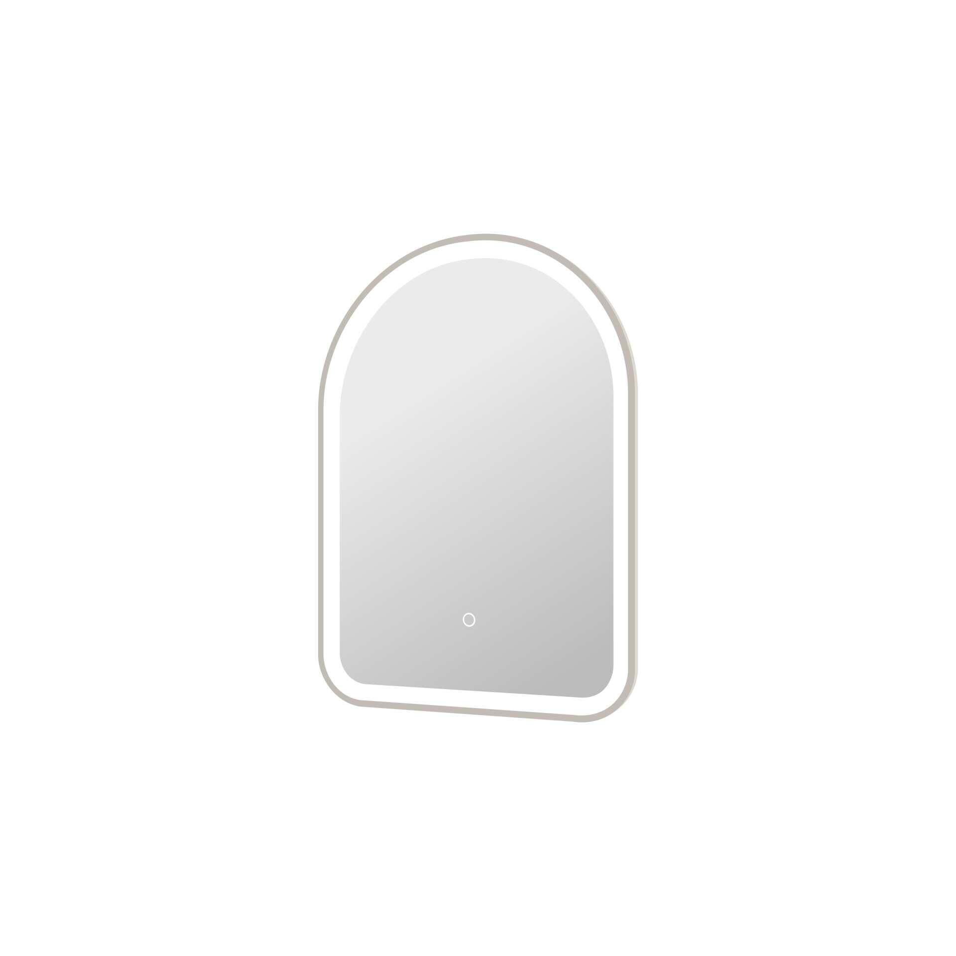 Harmoni 28 Inch Arched LED Lighted Mirror by Elegant Decor