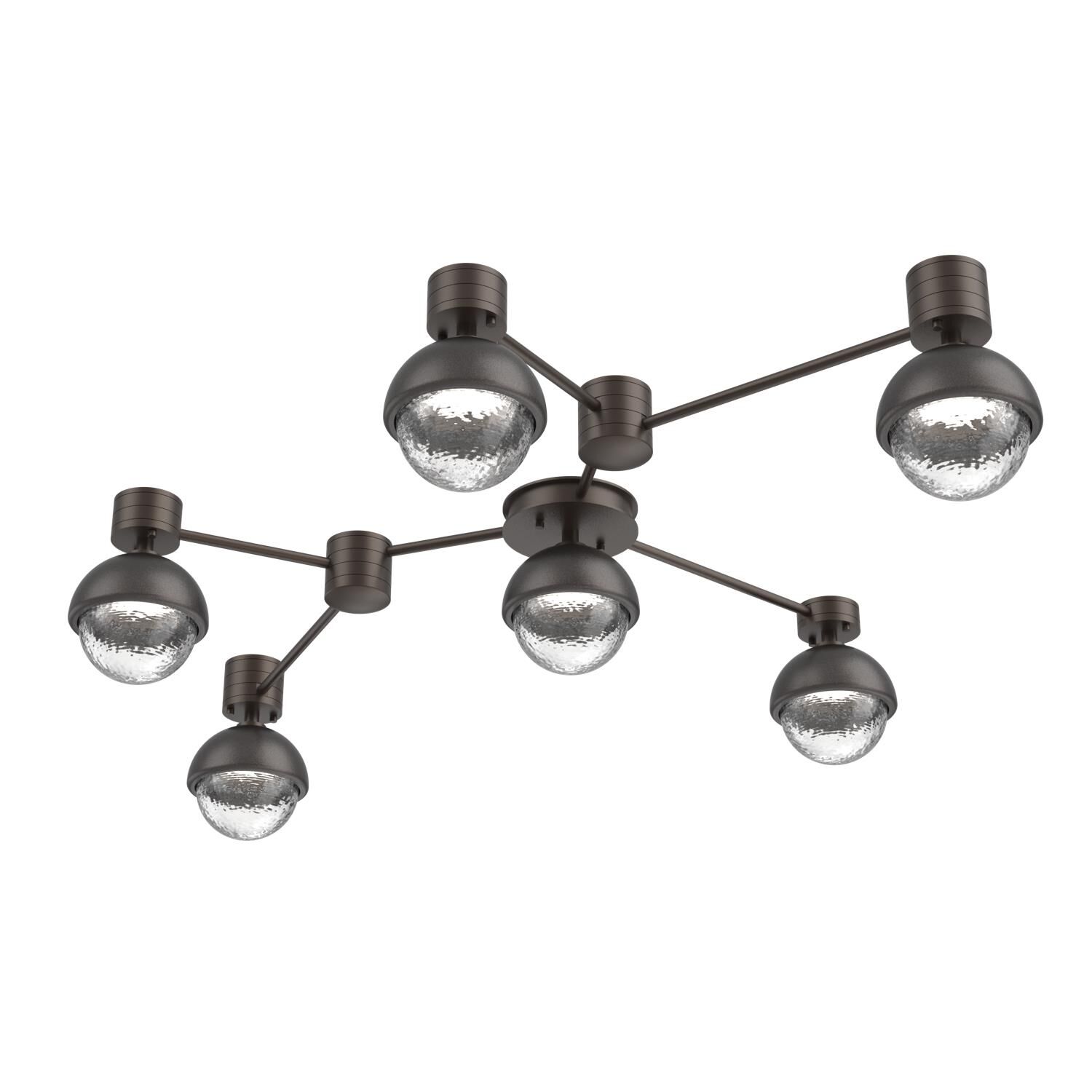 Levi Wilson Cabochon 41 Inch Flush Mount by Hammerton Studio