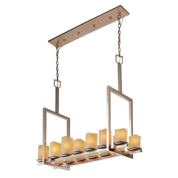 Candlearia 42 Inch 14 Light Linear Suspension Light by Justice Design Group