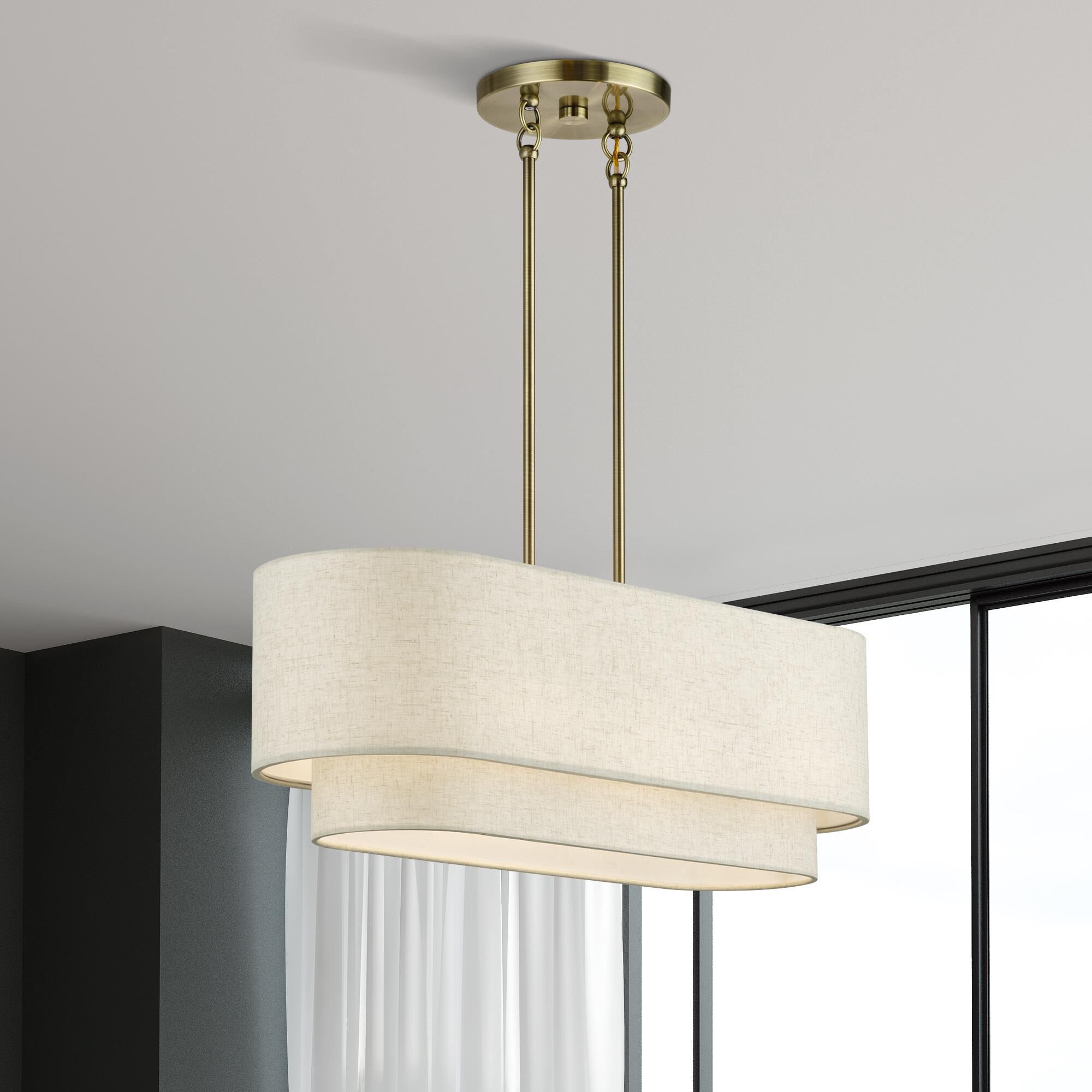 Manorwood 30 Inch Linear Suspension Light by Livex Lighting