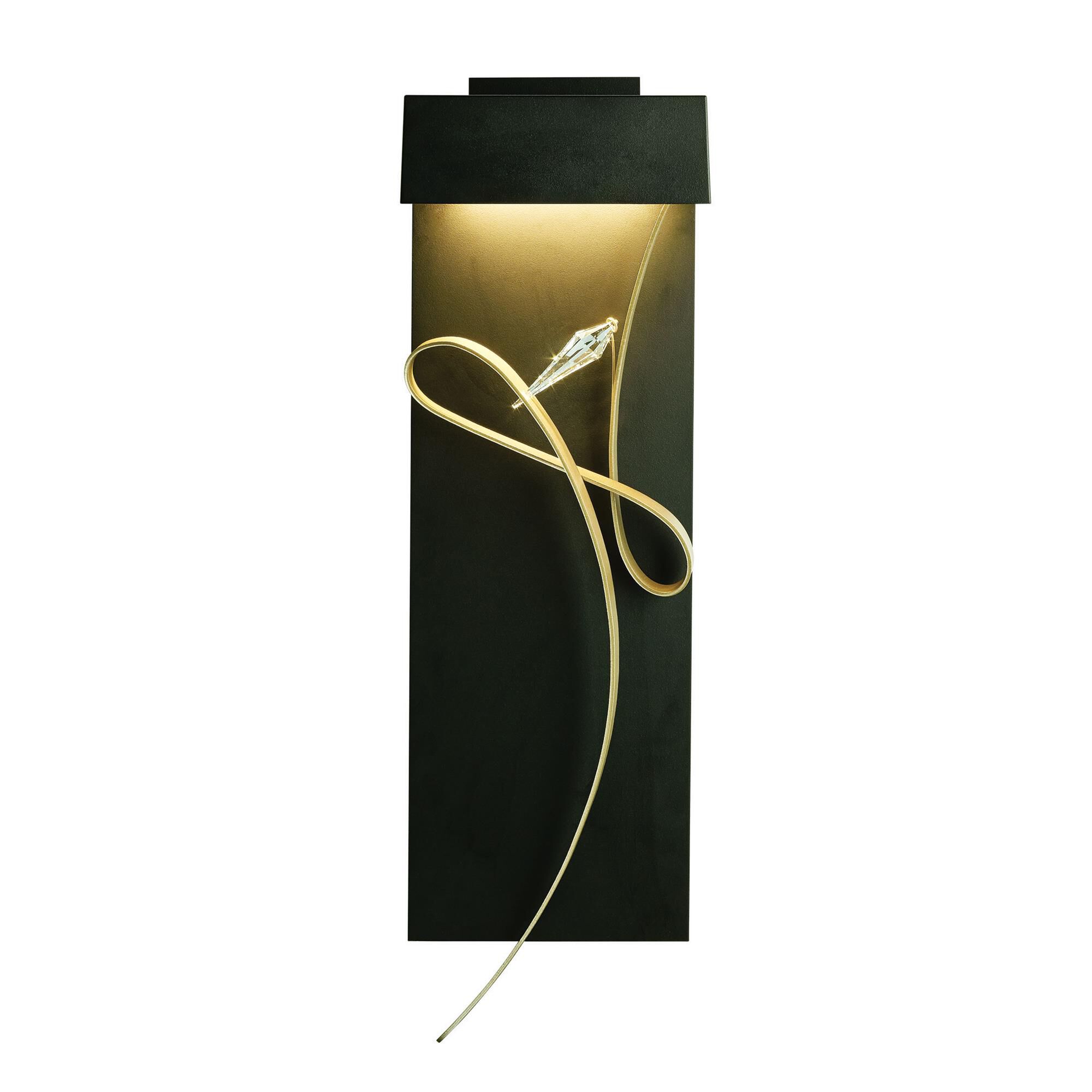 Shown in Black finish and Soft Gold accent