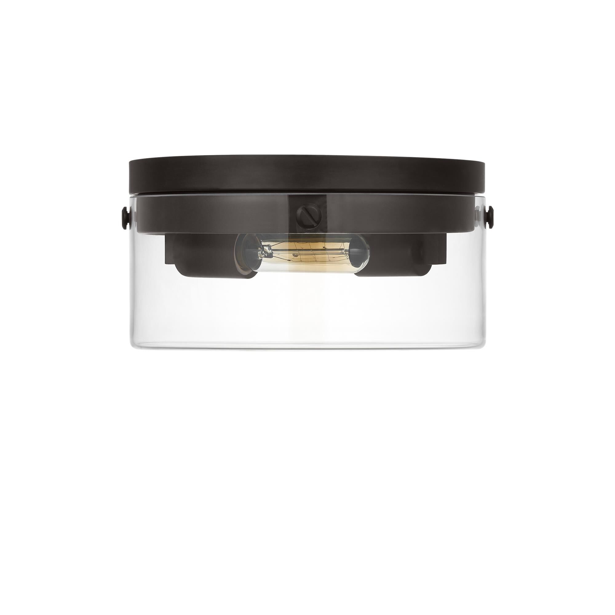 Chapman & Myers Garrett 11 Inch 2 Light Flush Mount,