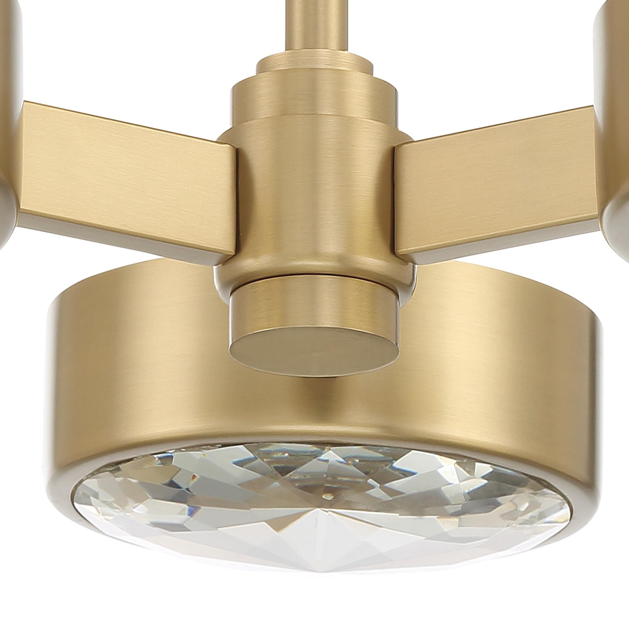 Orson 22 Inch 3 Light Semi Flush Mount by Crystorama