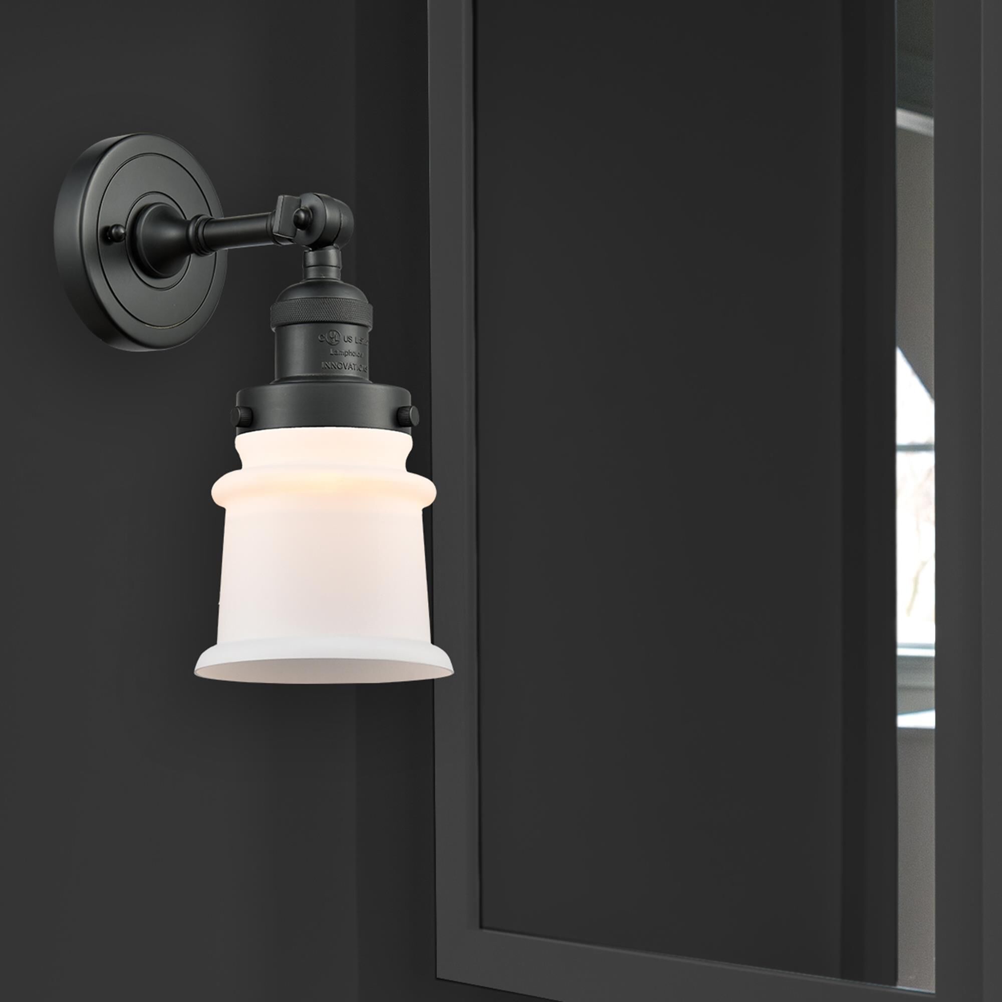 Shown in Matte Black finish and Matte White Cased glass