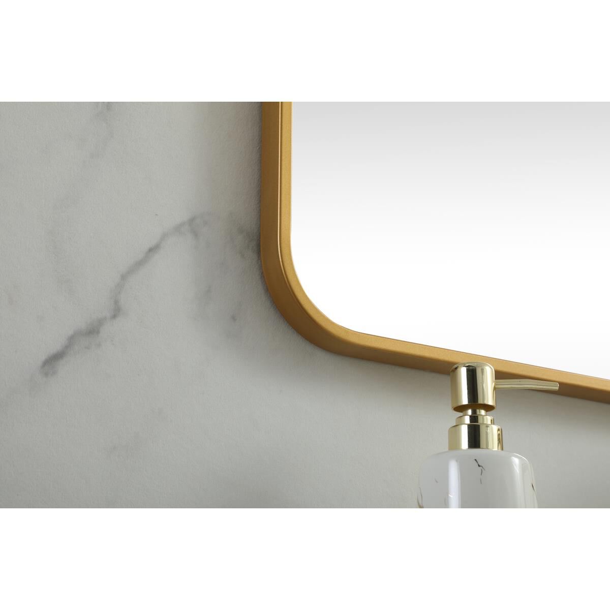 Evermore 30 Inch Bathroom Mirror by Elegant Decor