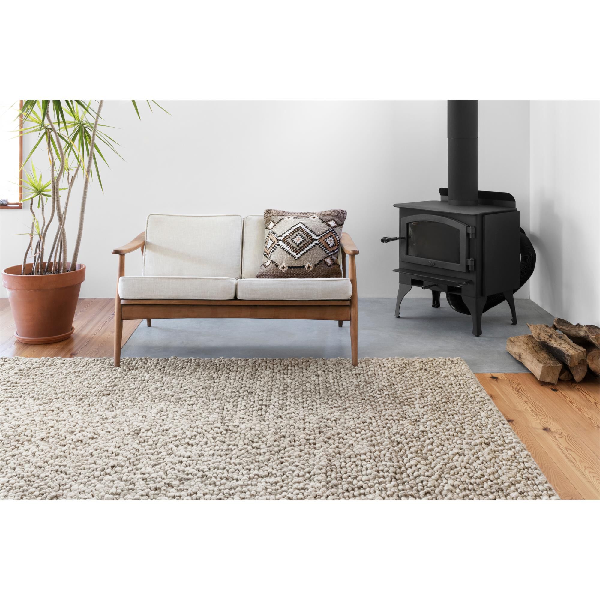 Quarry Hand Loomed Wool Area Rug,