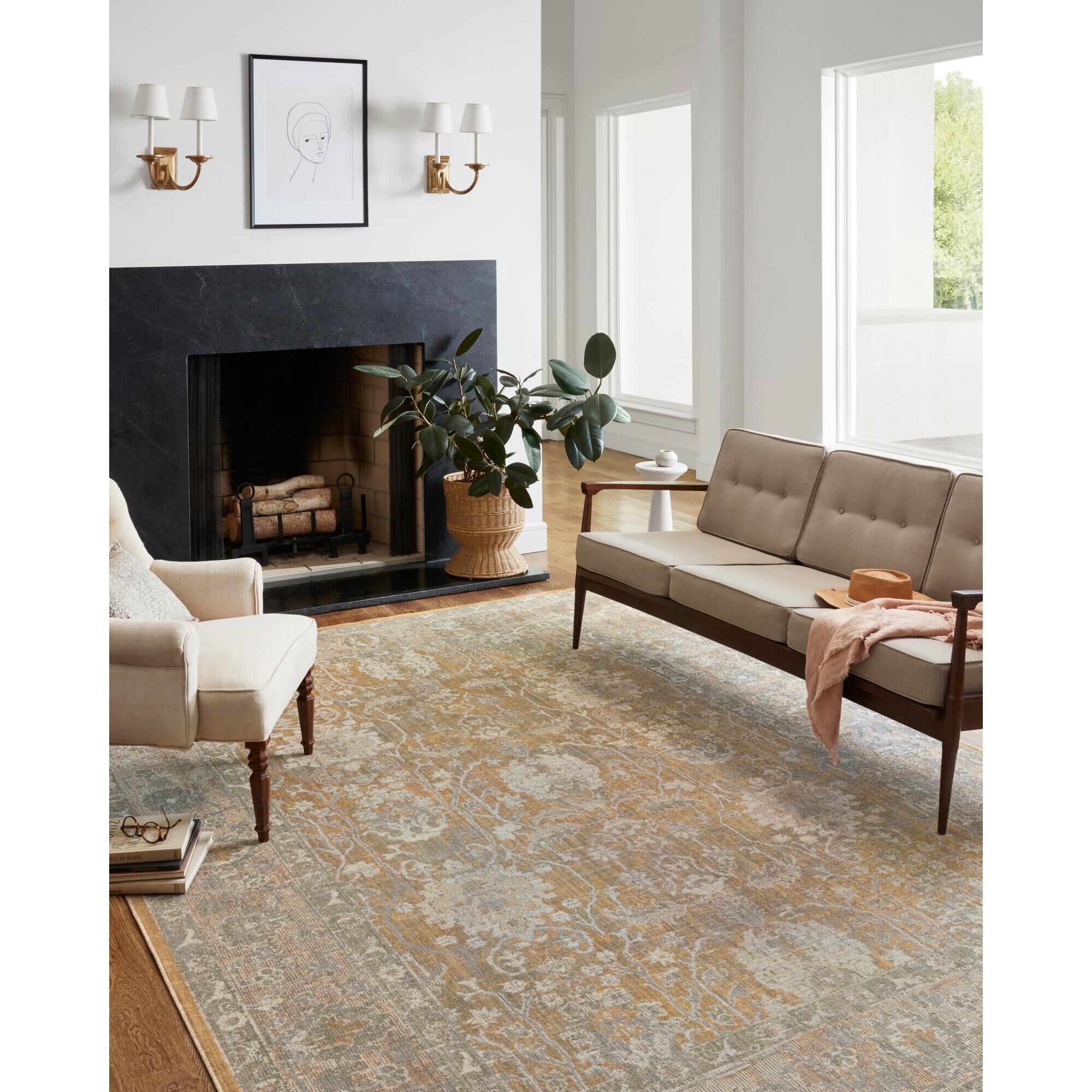 Chris Loves Julia x Loloi ROSEMARIE Area Rug by Loloi Rugs