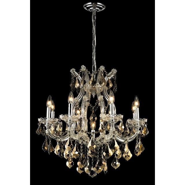 Maria Theresa 28 Inch 9 Light Chandelier by Elegant Lighting