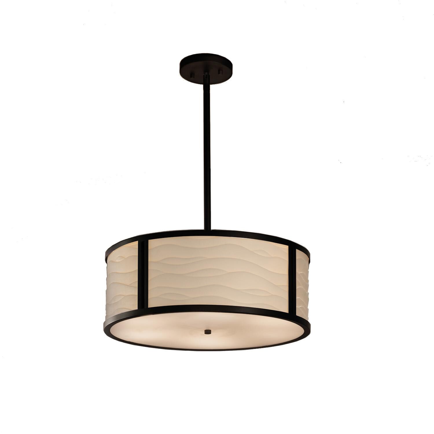 Porcelina 18 Inch Large Pendant by Justice Design Group
