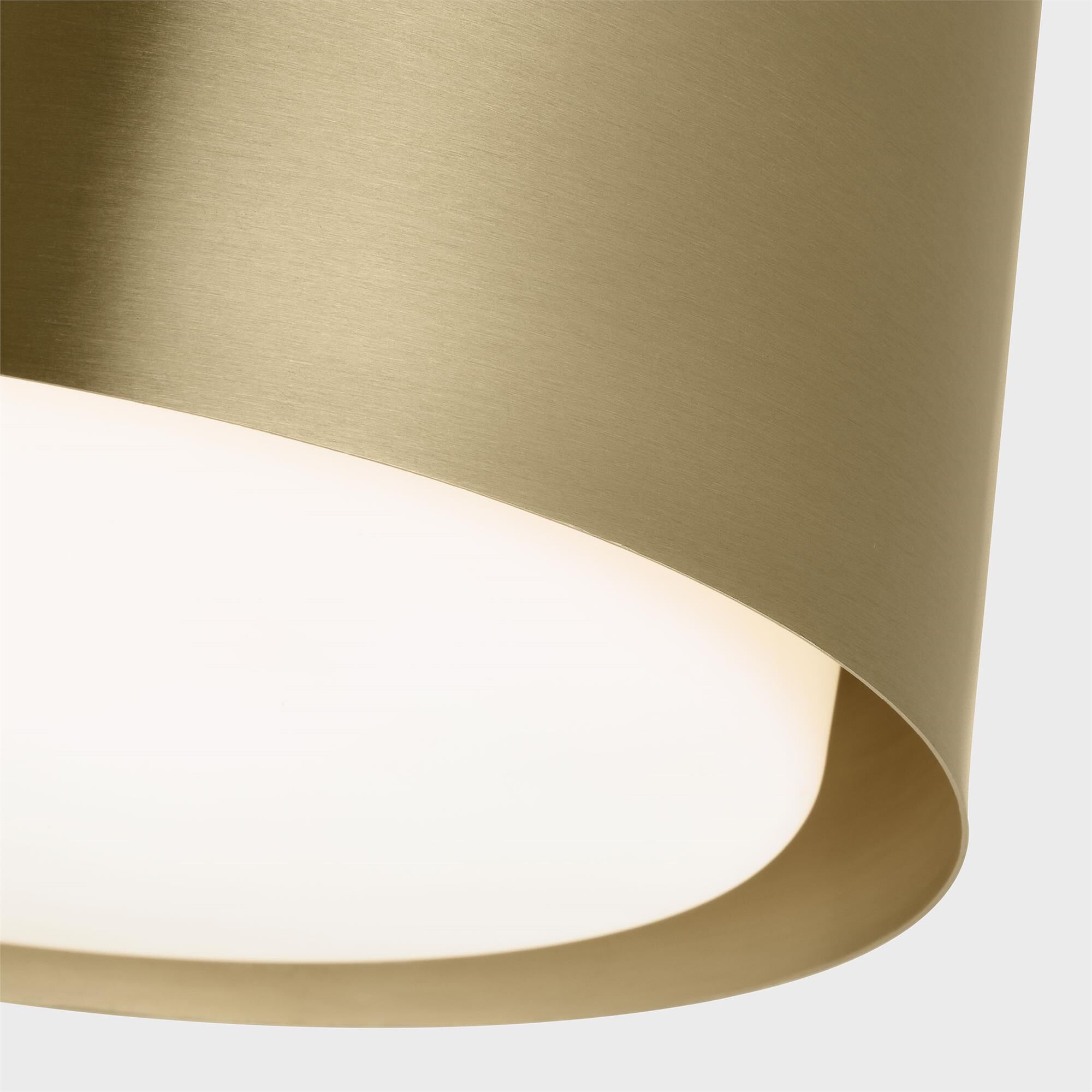 Drew & Jonathan Dartmore 10 Inch Flush Mount,