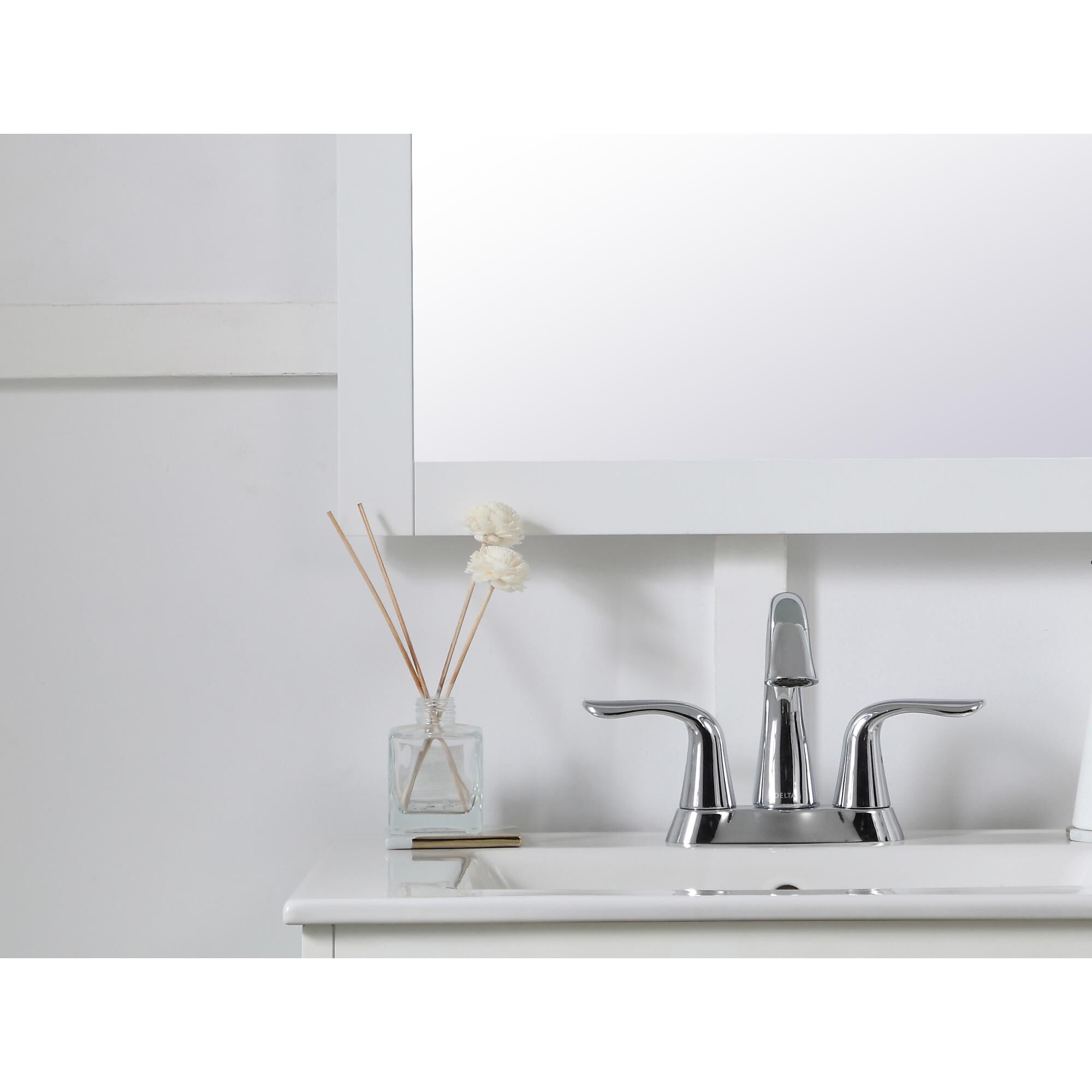 Shown in White finish