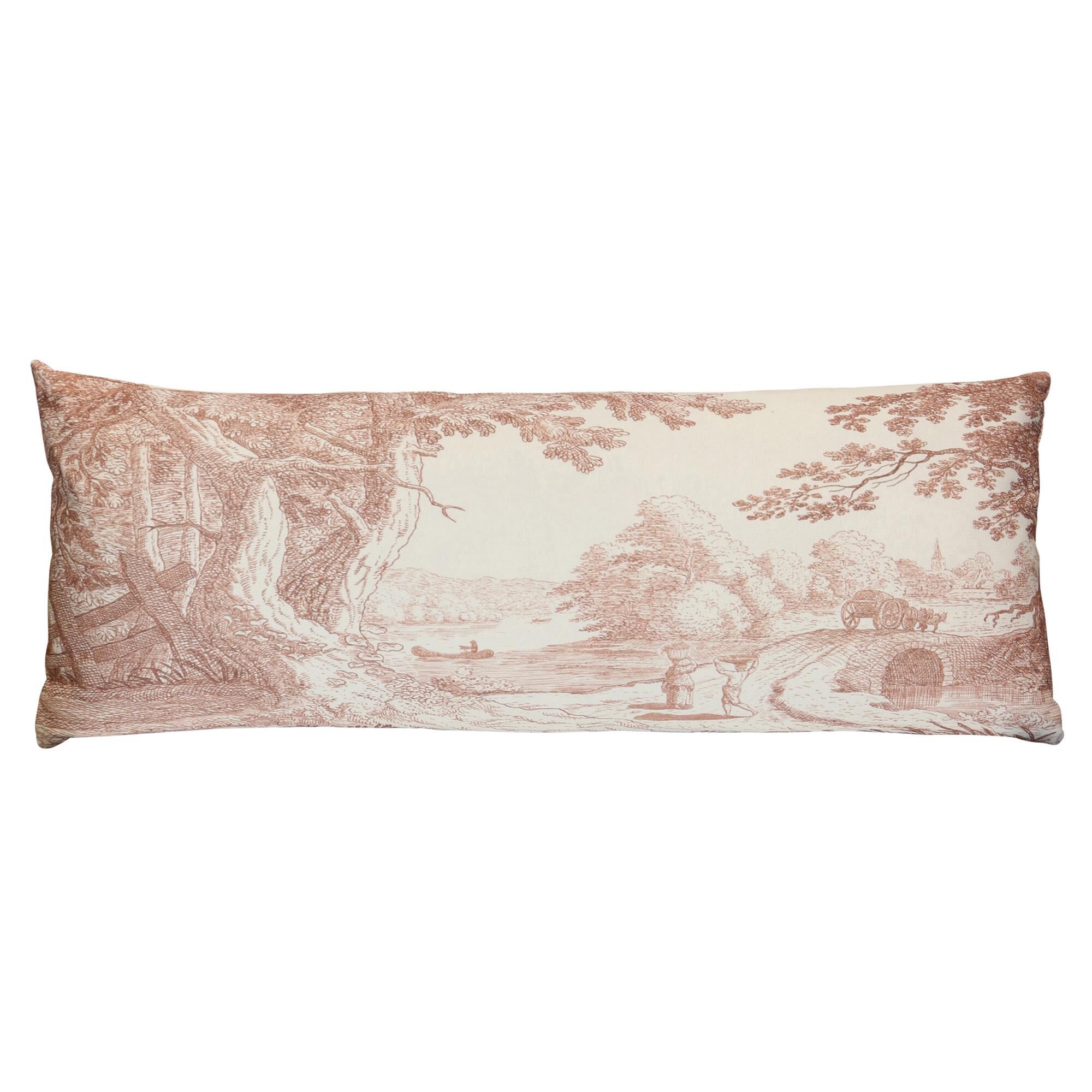 Dann Foley Reverie Toile 36 Inch Decorative Pillow by Stylecraft