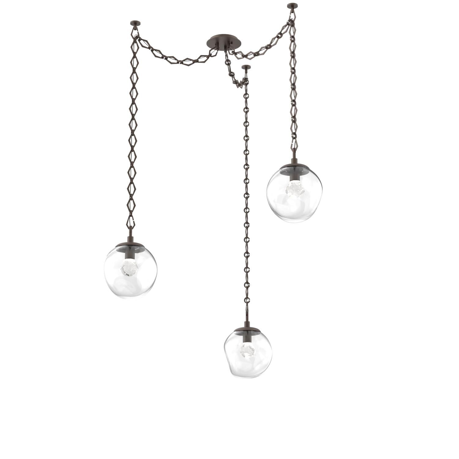 Levi Wilson Aster 19 Inch Multi Pendant Light by Hammerton Studio