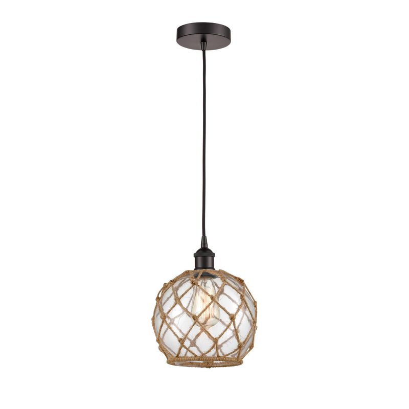 Innovations Lighting Bruno Marashlian Farmhouse Rope 8 Inch Mini Pendant