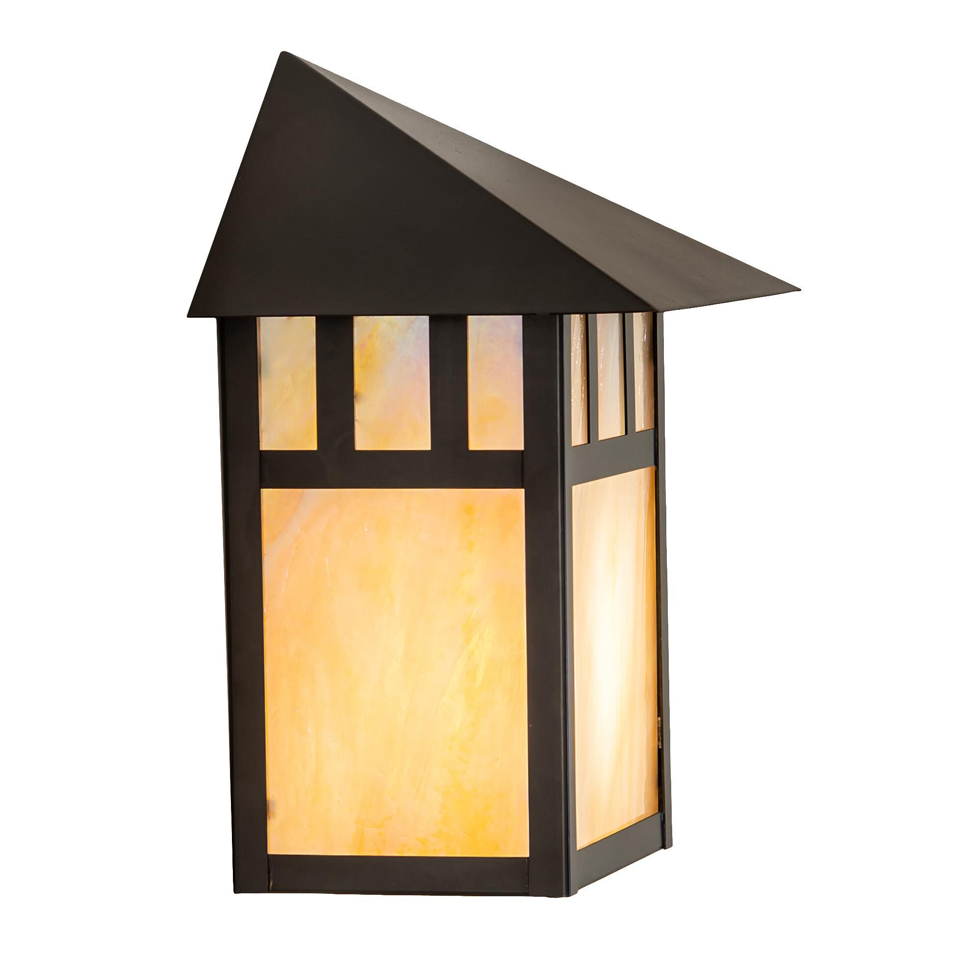 Meyda Lighting Seneca 11 Inch Tall Outdoor Wall Light