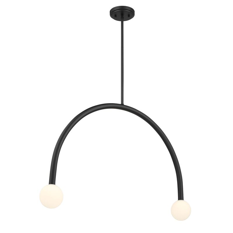 34 Inch Mini Chandelier by Meridian Lighting