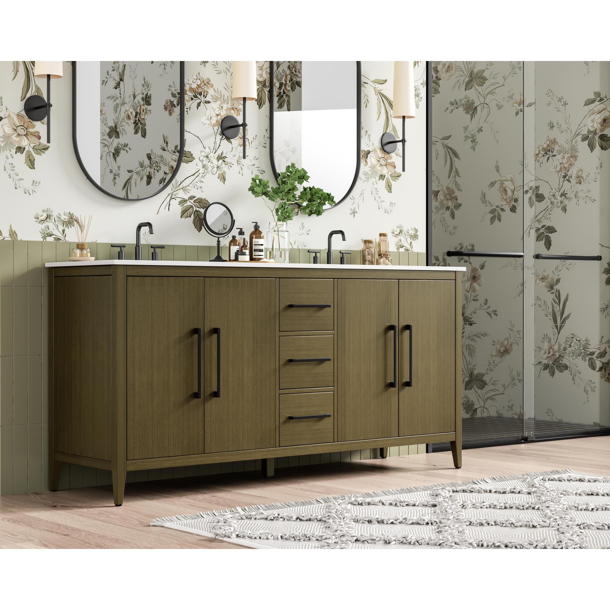 Millie 72 Inch Bath Vanity by Elegant Dcor