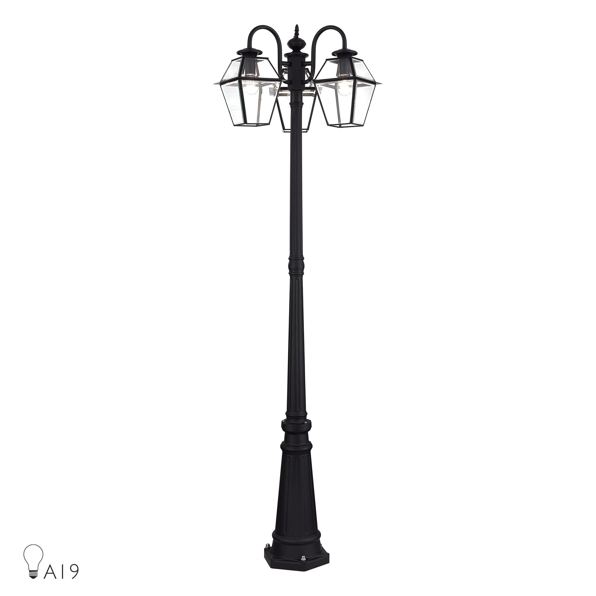 Westover 80 Inch Outdoor Post Lamp by Livex Lighting