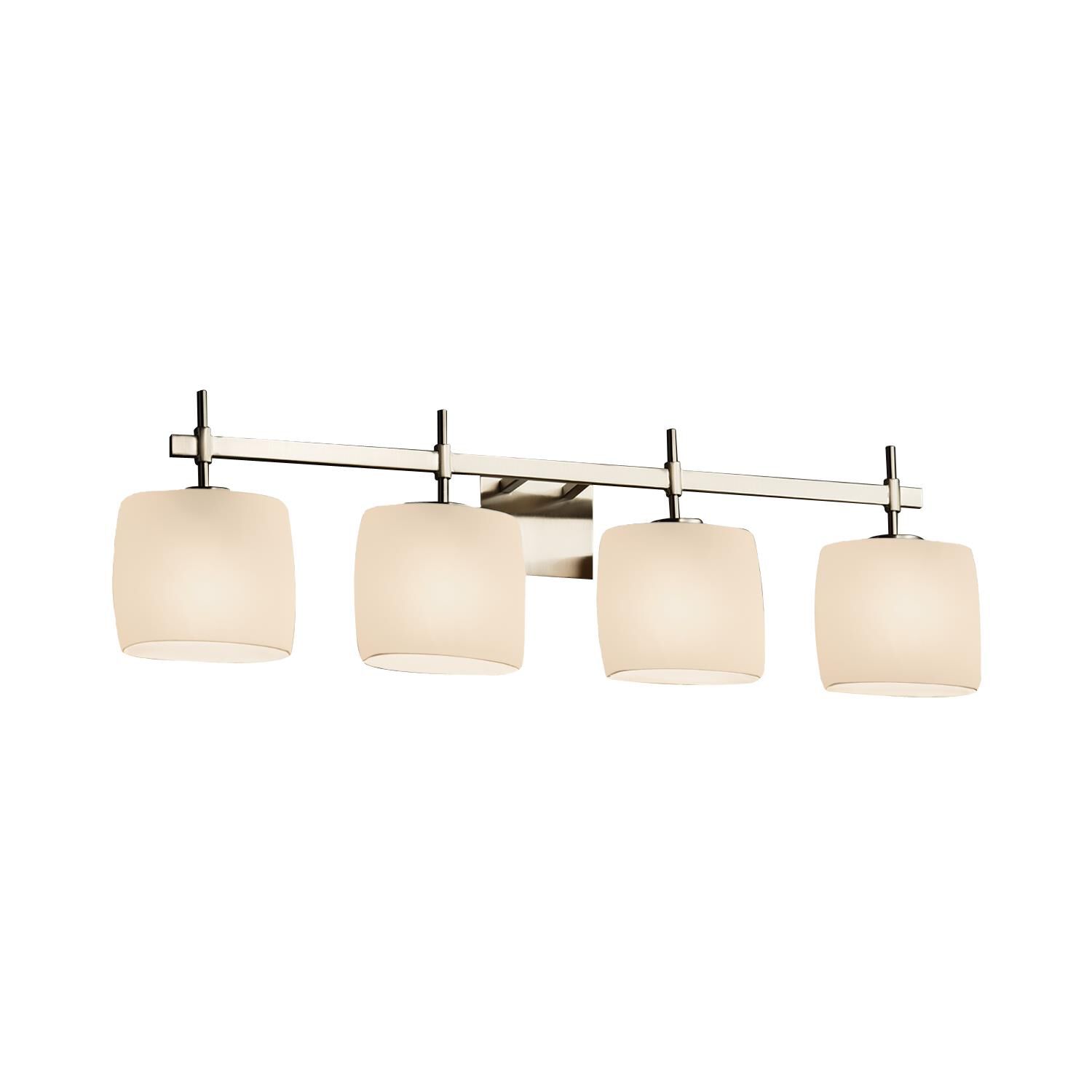 Fusion 33 Inch 4 Light Bath Vanity Light by Justice Design Group