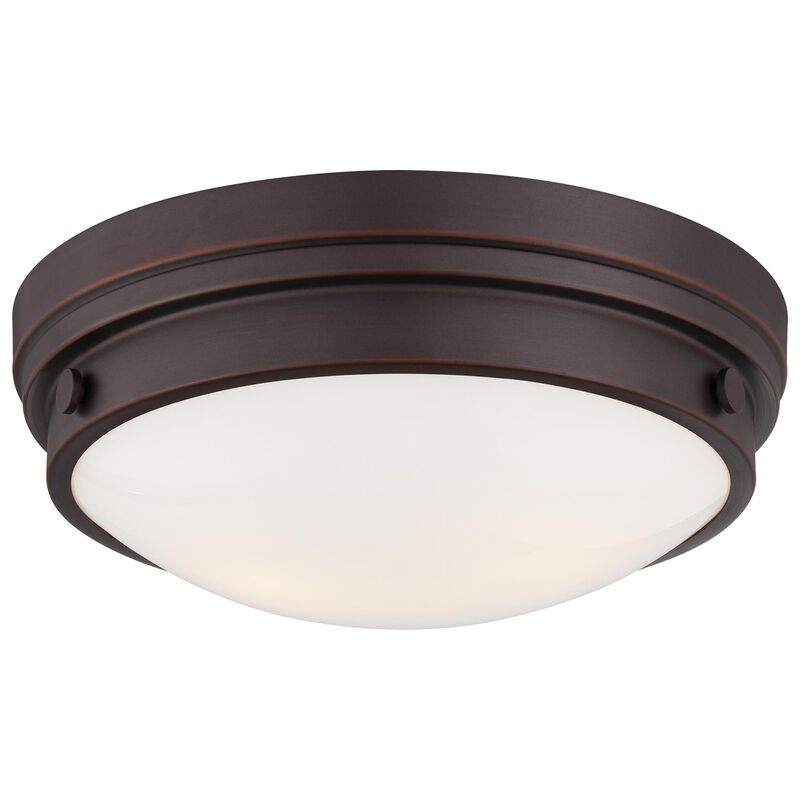 13 Inch 2 Light Flush Mount by Minka Lavery