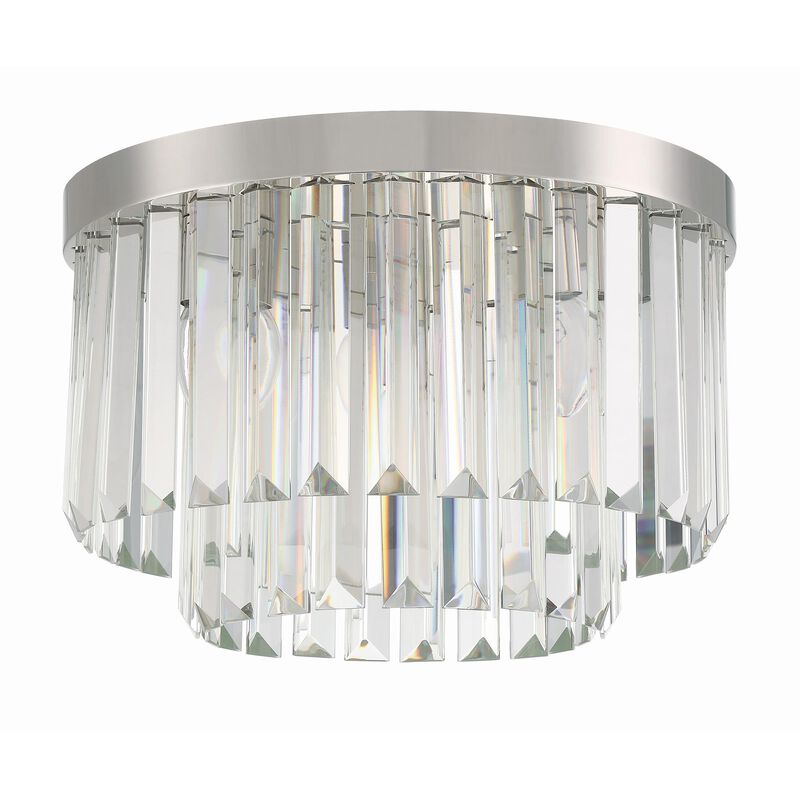 Hayes 16 Inch 4 Light Flush Mount by Crystorama