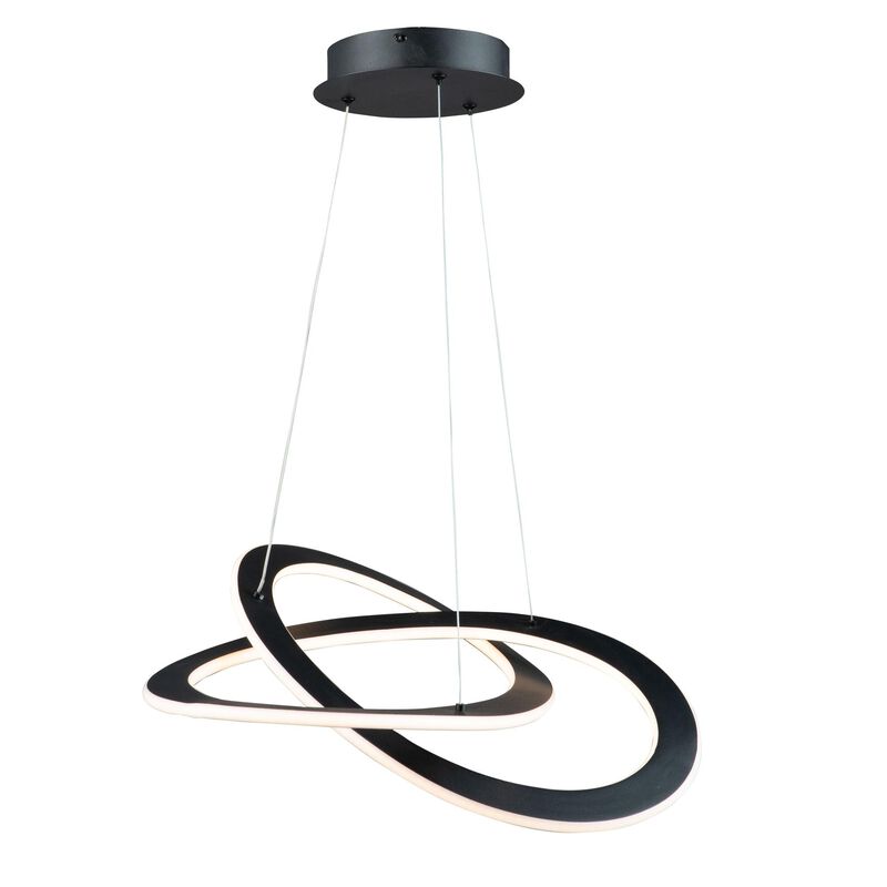 Wave 19 Inch 2 Light LED Mini Chandelier by Artcraft