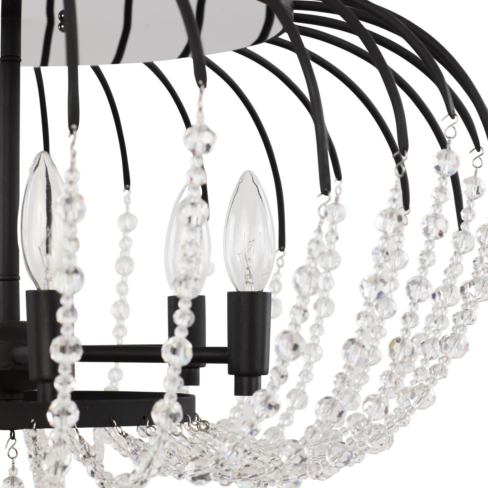 Voliere 24 Inch 6 Light Semi Flush Mount by Varaluz