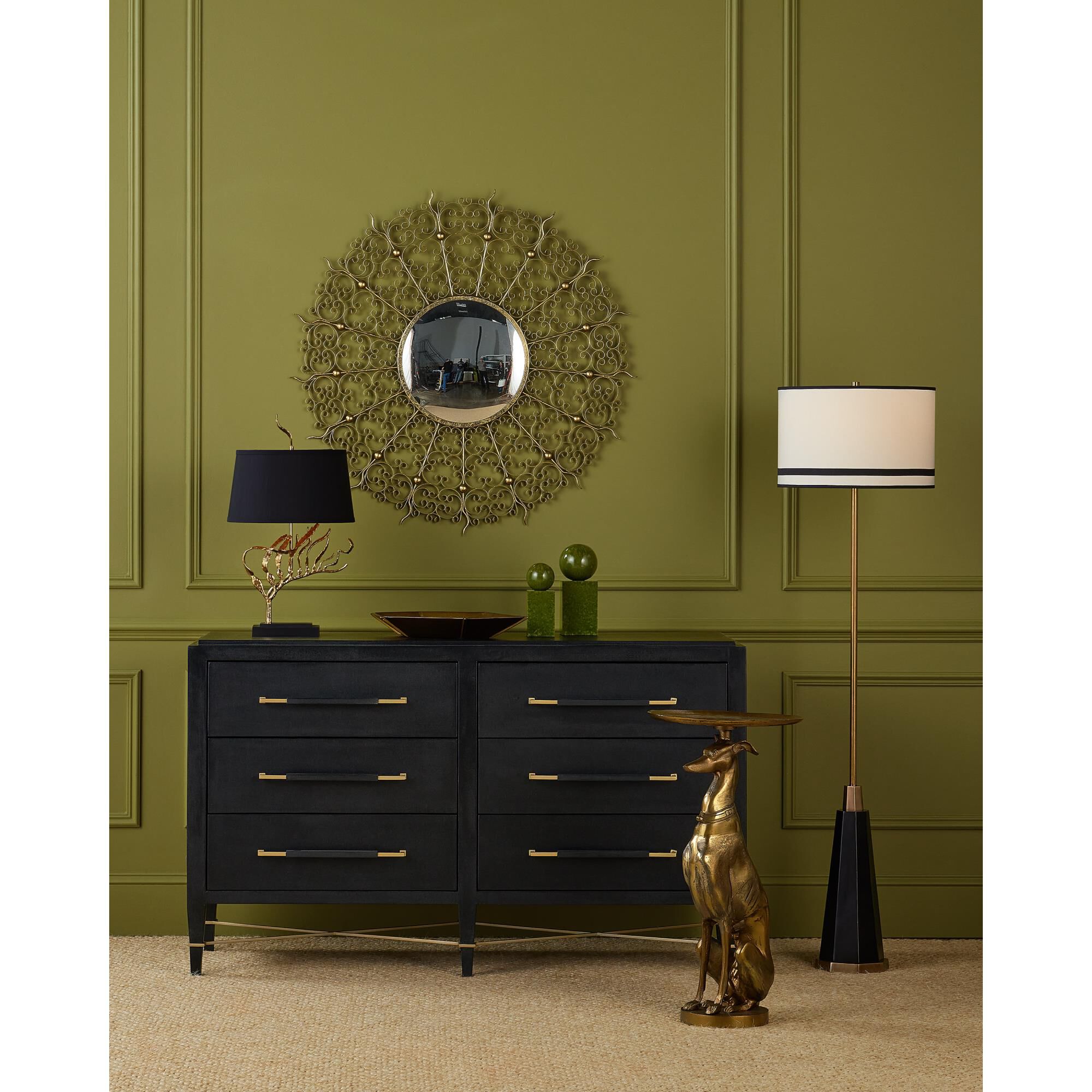 Levain 41 Inch Decorative Mirror by Currey and Company