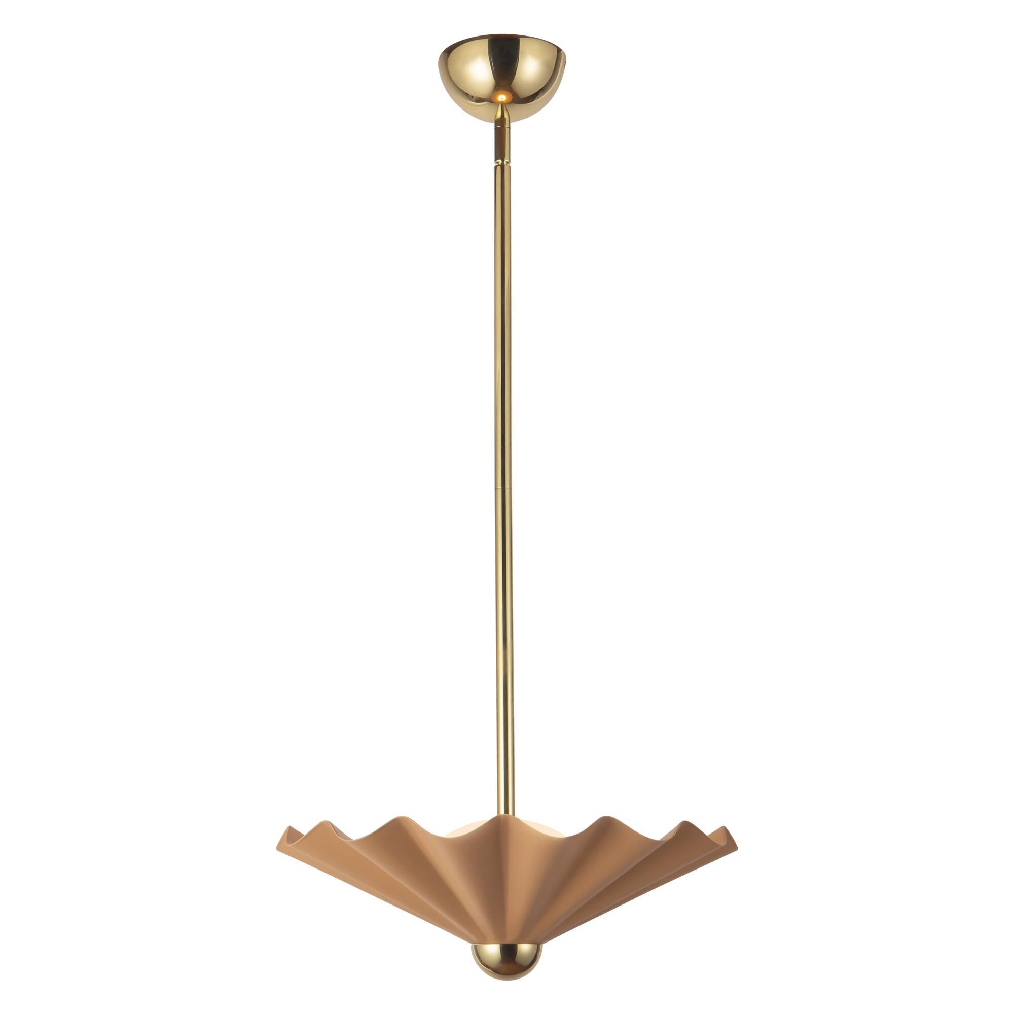 Jason Koharik Furrow 16 Inch Large Pendant by Alora Lighting