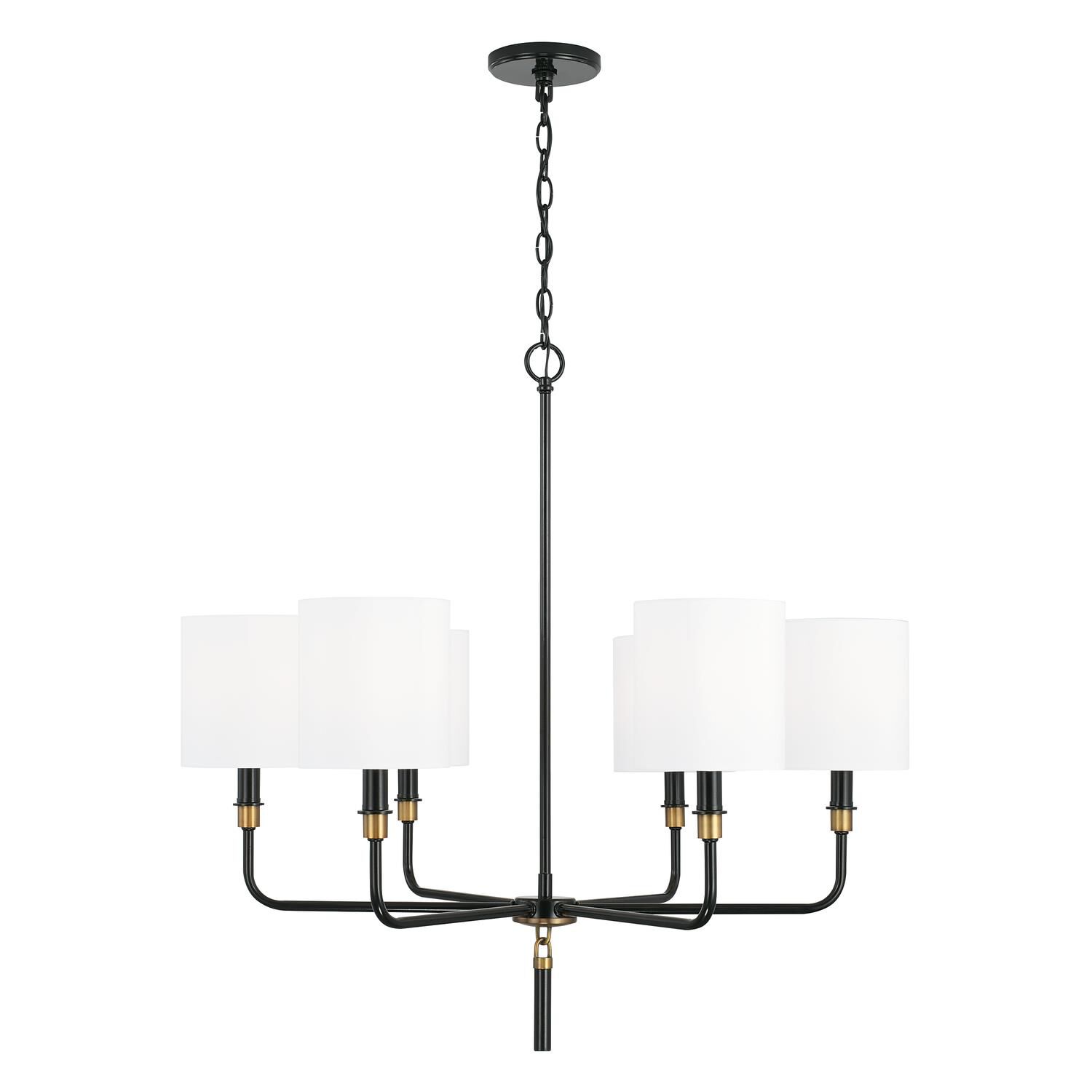 Beckham 32 Inch 6 Light Chandelier | Capitol Lighting