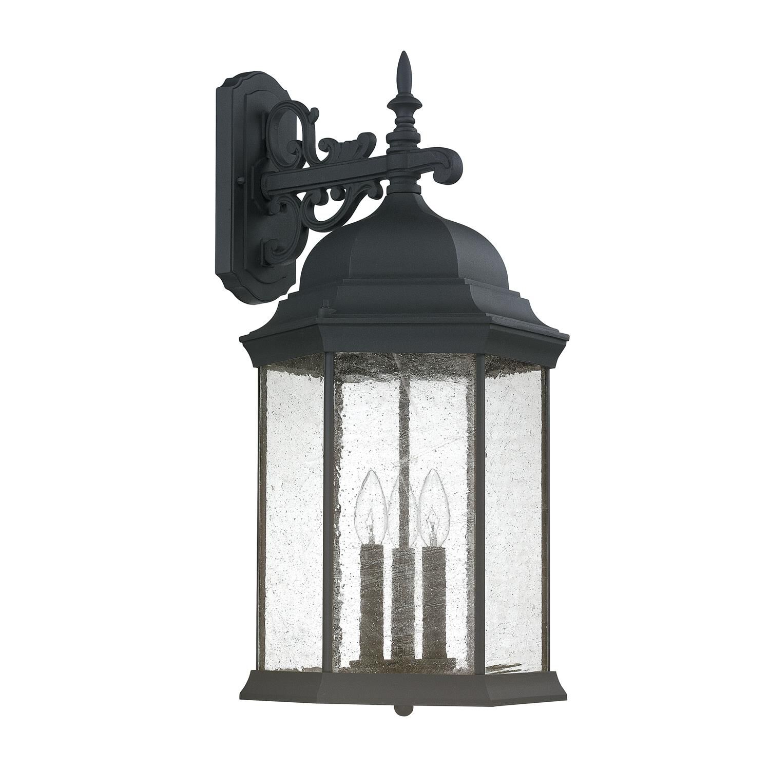 Main Street 25 Inch Tall 3 Light Outdoor Wall Light by Capital Lighting Fixture Company