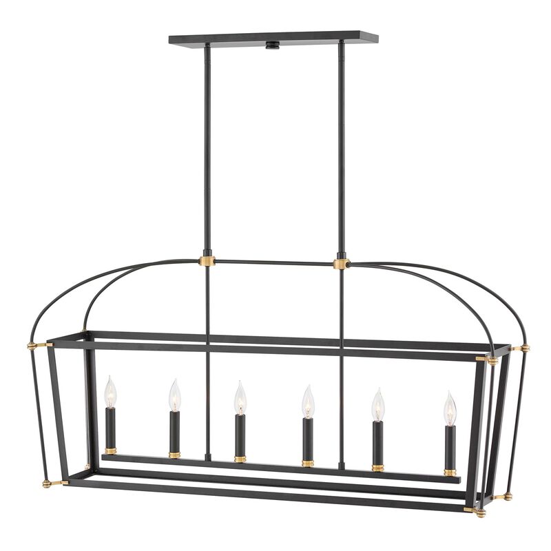 Selby Medium Linear Chandelier by Hinkley