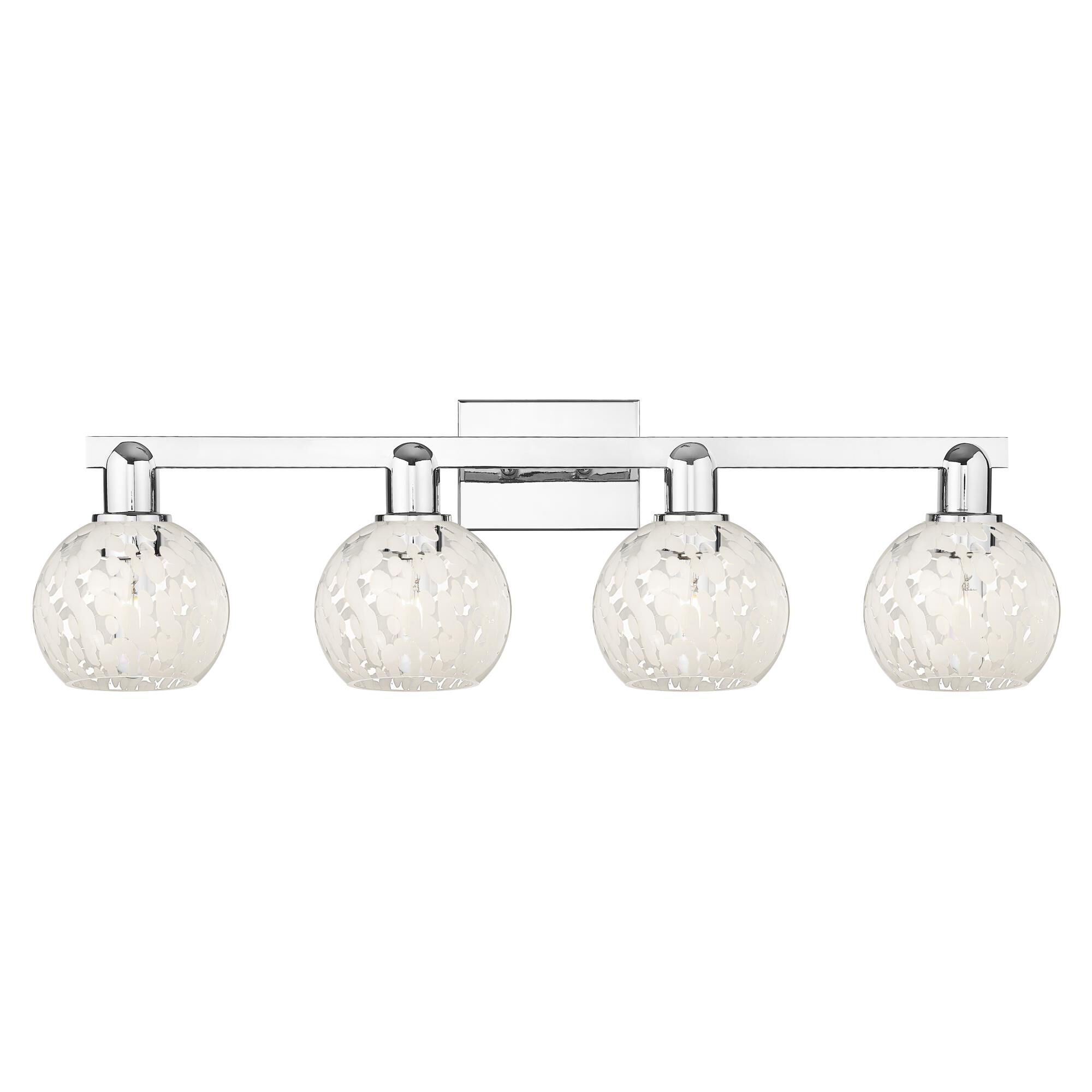 Bruno Marashlian White Mouchette 33 Inch Bath Vanity Light by Innovations Lighting