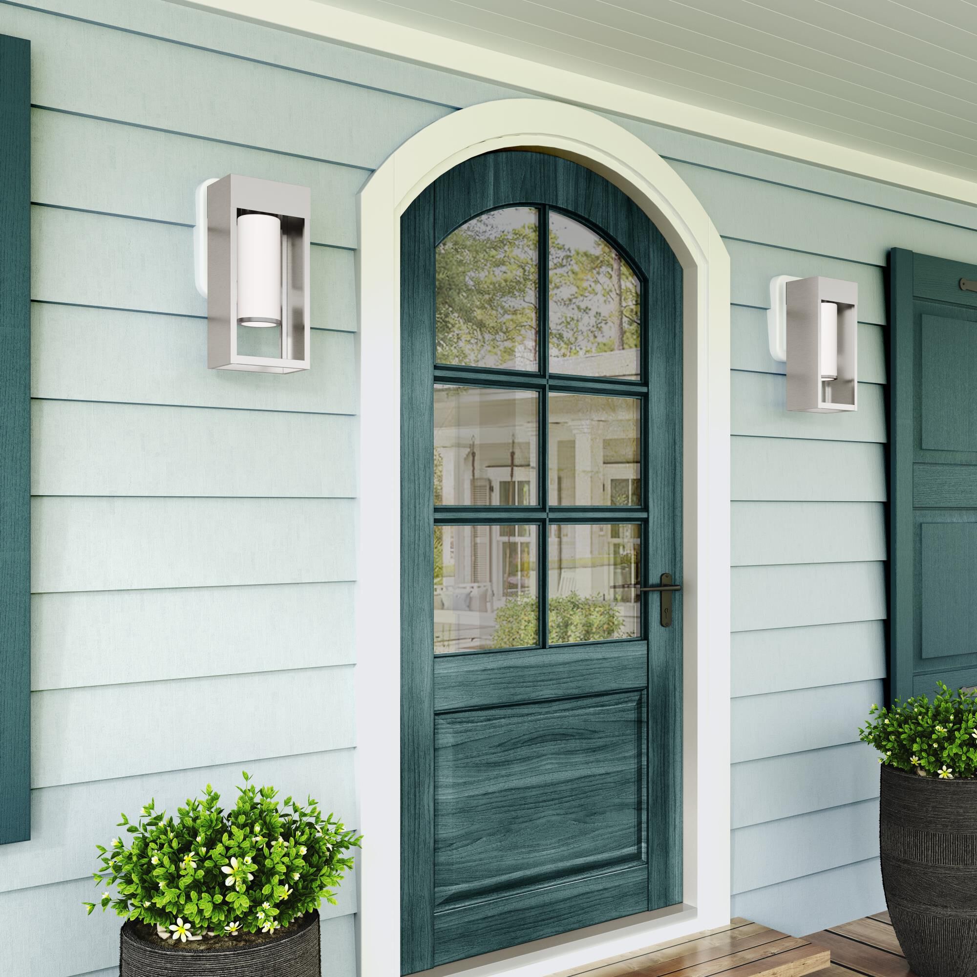 Bleecker 17 Inch Tall 1 Light Outdoor Wall Light by Livex Lighting