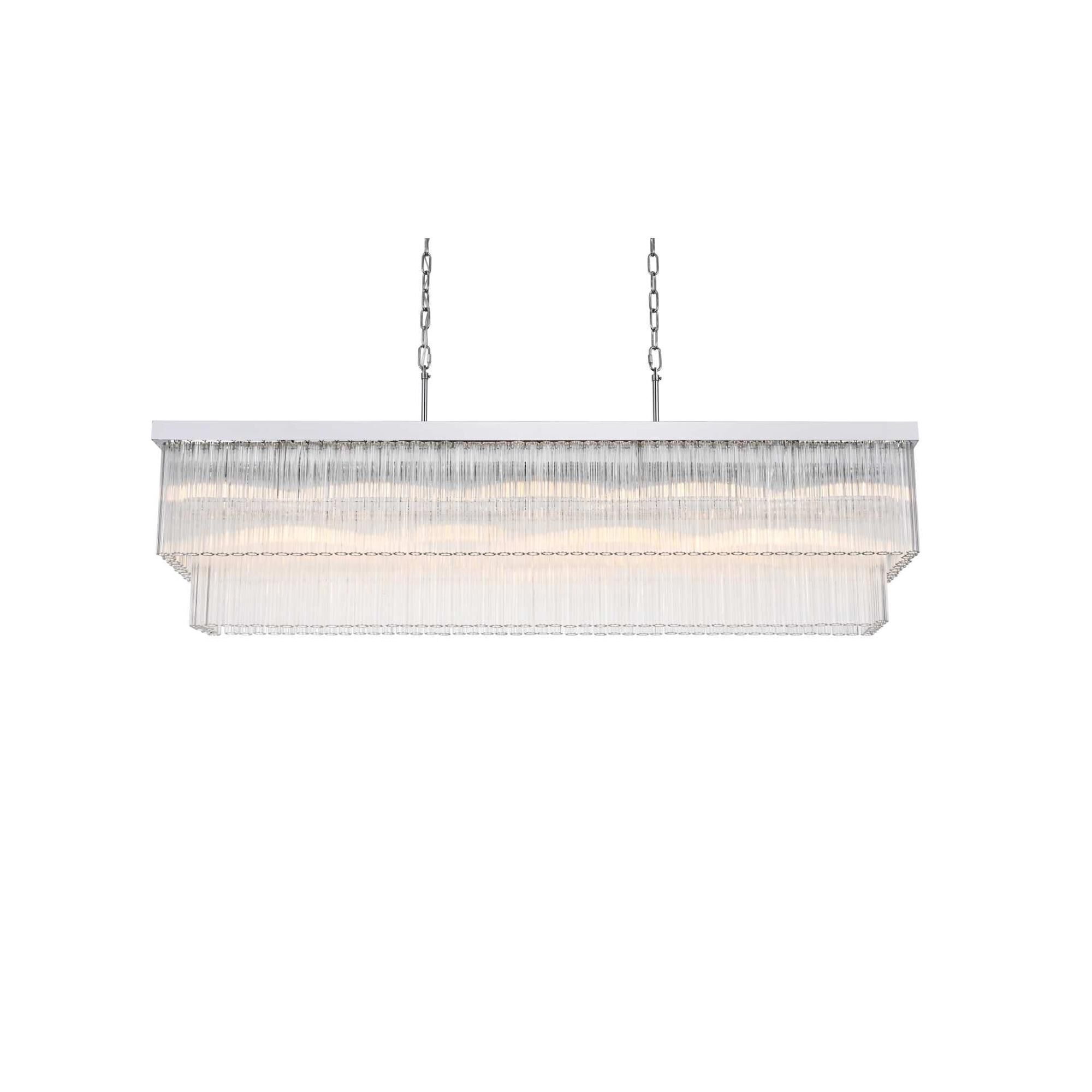 Harlow 53 Inch Linear Suspension Light by Elegant Lighting