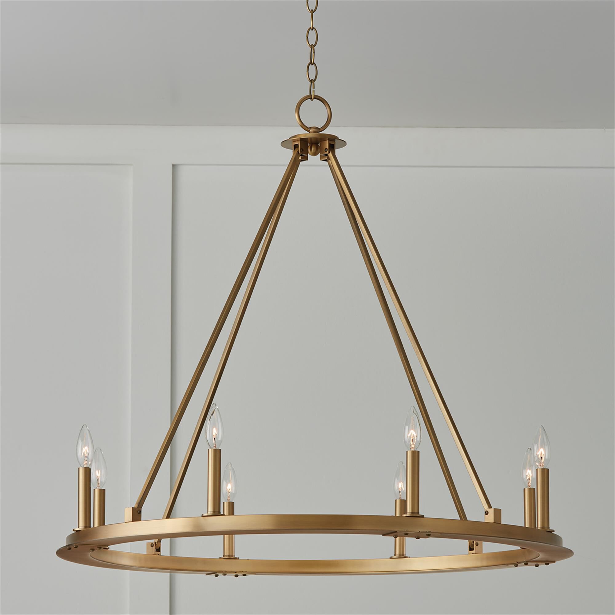 Shown in Aged Brass finish