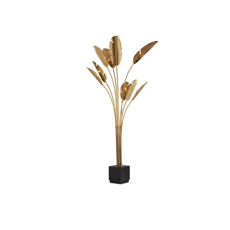 Tropical 87 Inch Floor Lamp by Currey and Company
