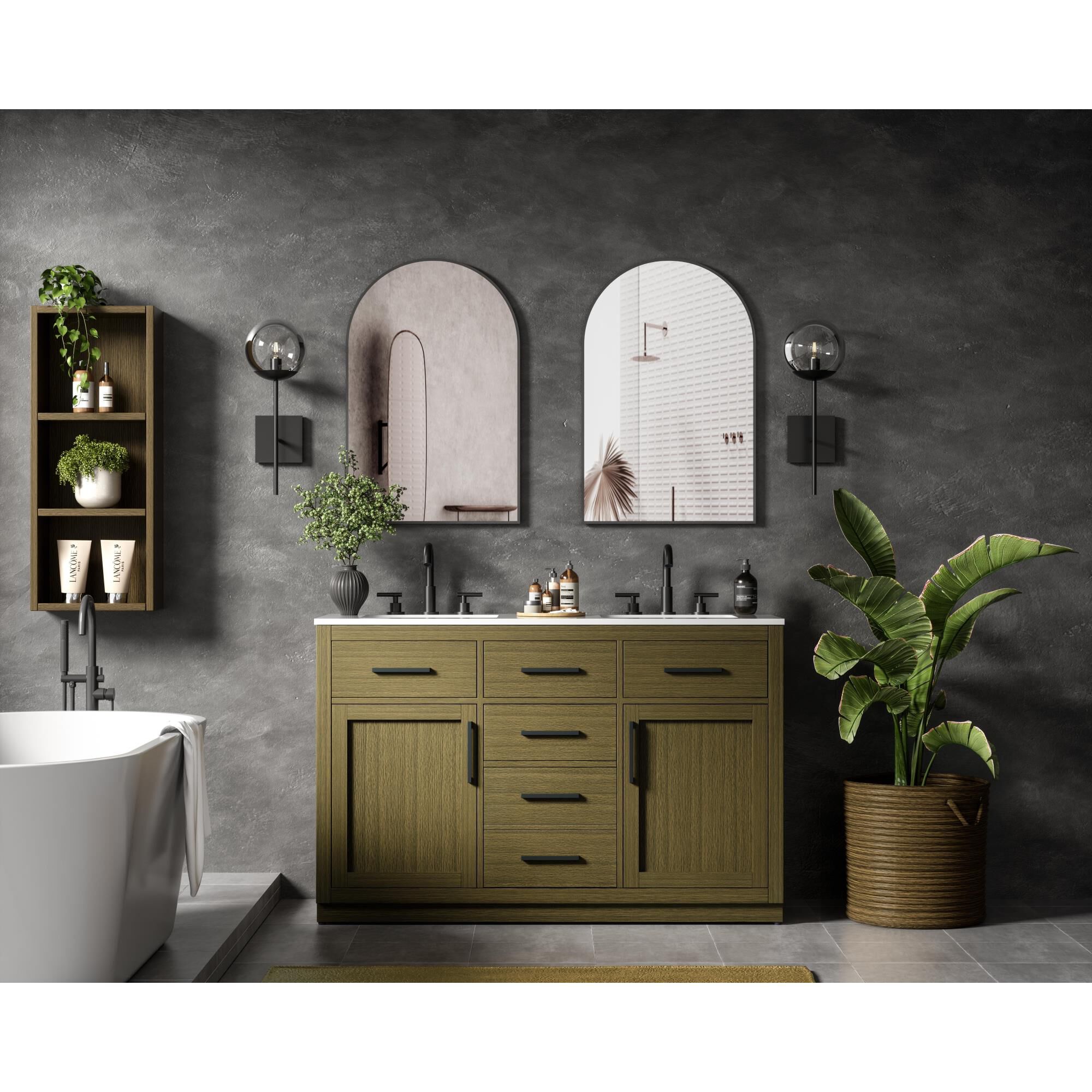 Shown in Chestnut Brown finish