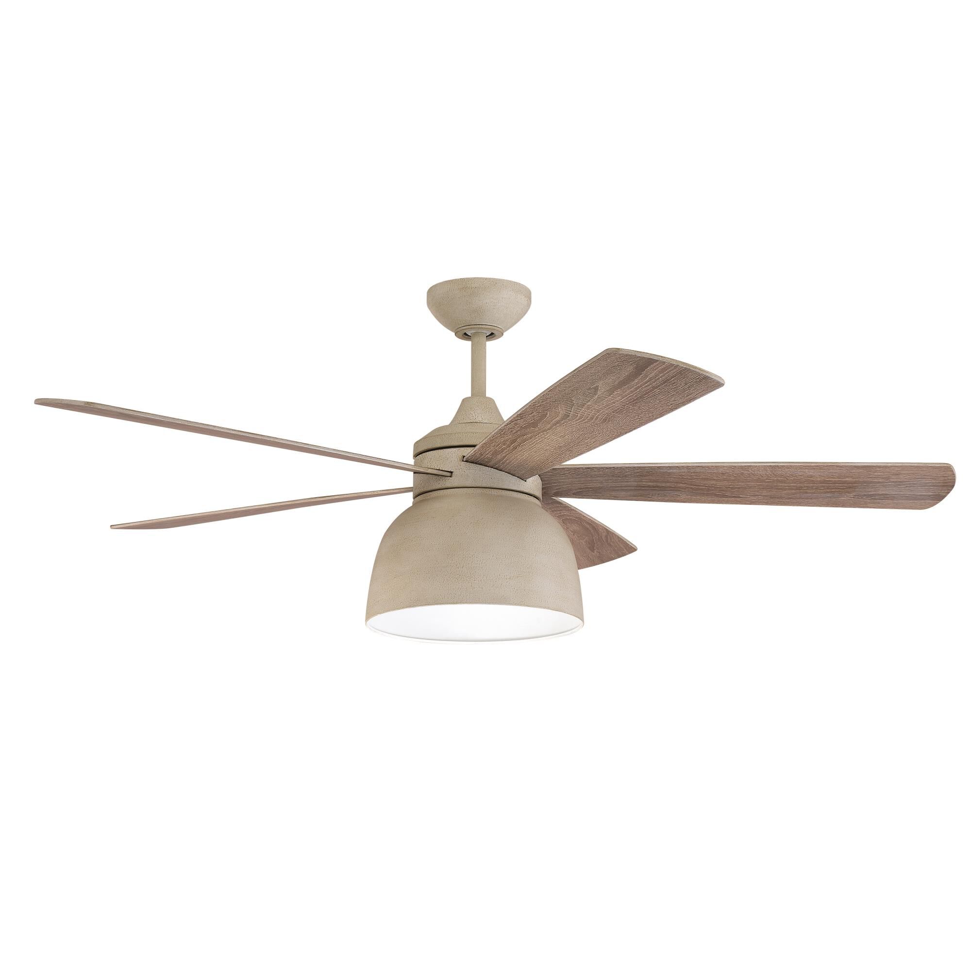 Ventura Outdoor Rated 52 Inch Ceiling Fan with Light Kit by Craftmade