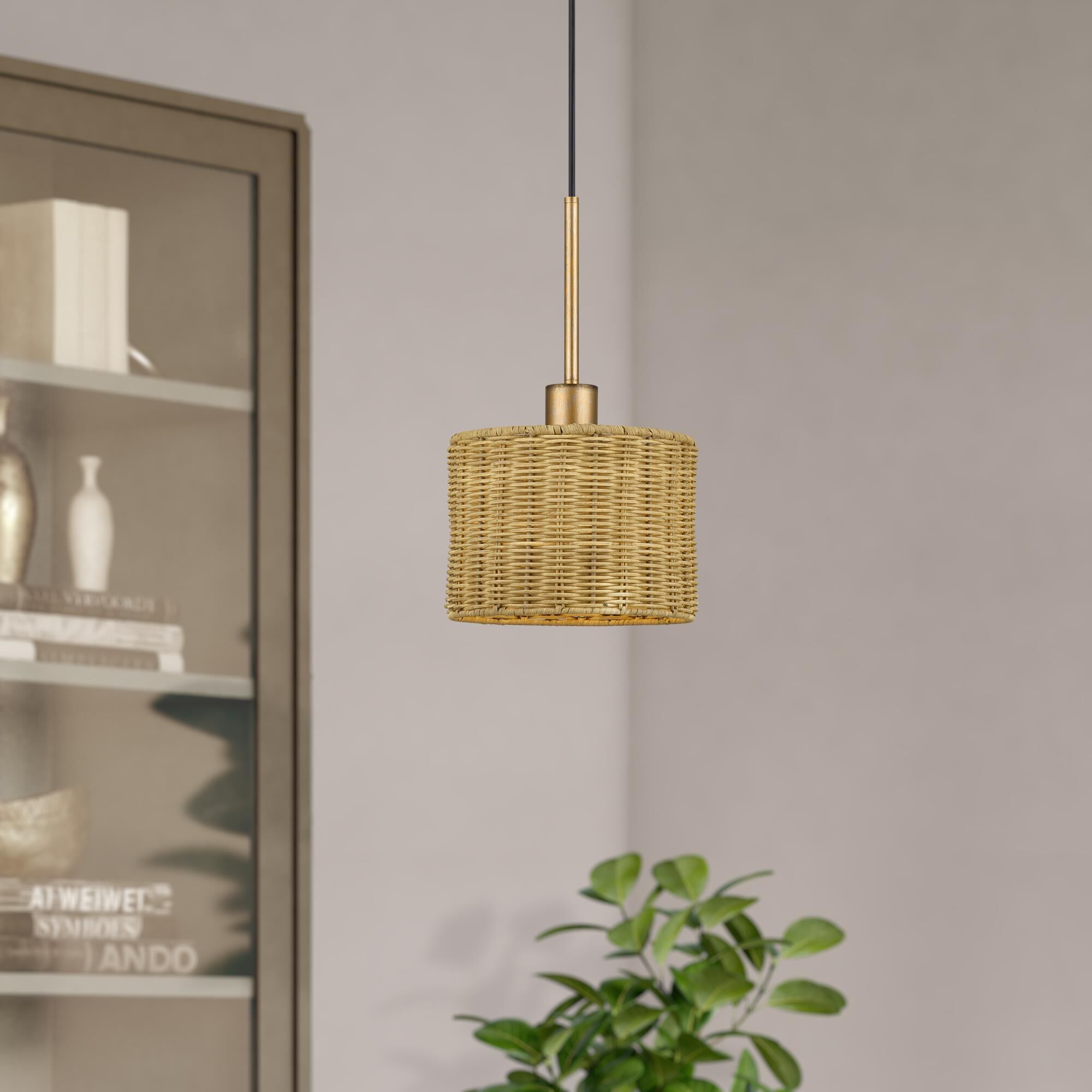 Weavington 9 Inch Mini Pendant by Livex Lighting